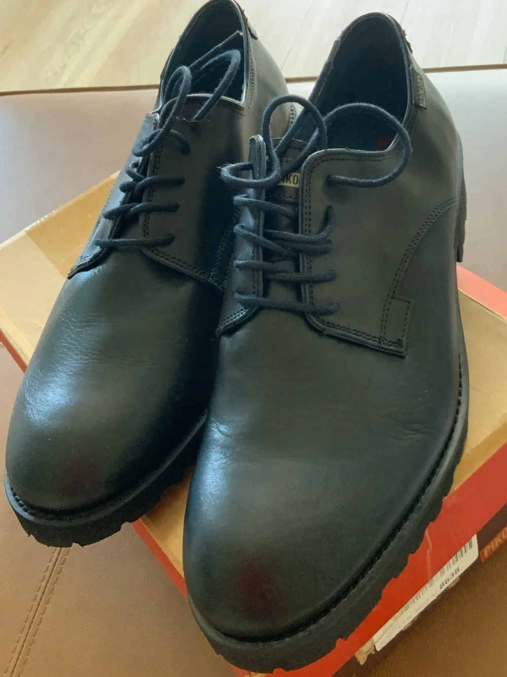 NEW PIKOLINOS Men's US 12.5-13/ EU 46 Cork Oxford Black